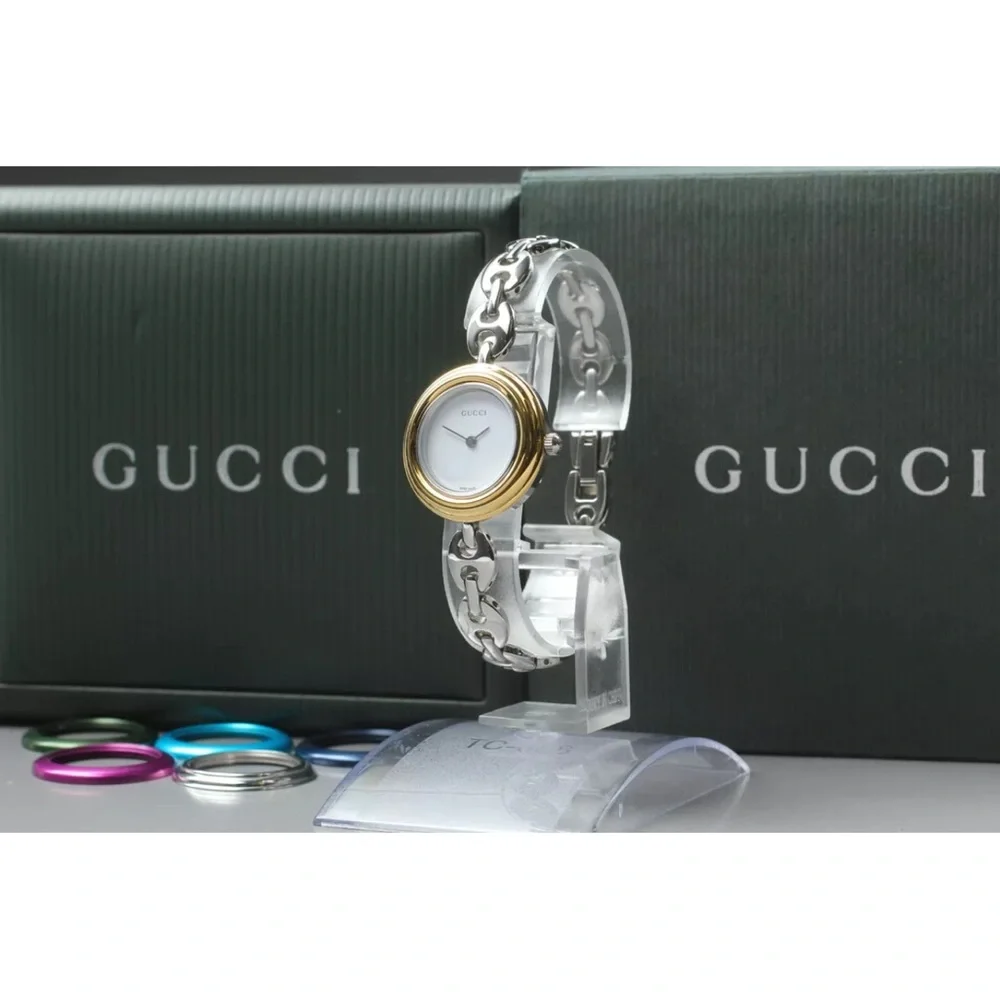 RARE GUCCI Statement Watch GORGEOUS - Picture 5 of 10
